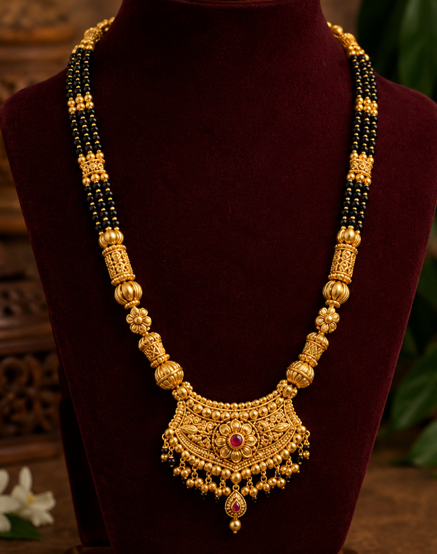Exquisite gold jewellery by Velankar and Sons