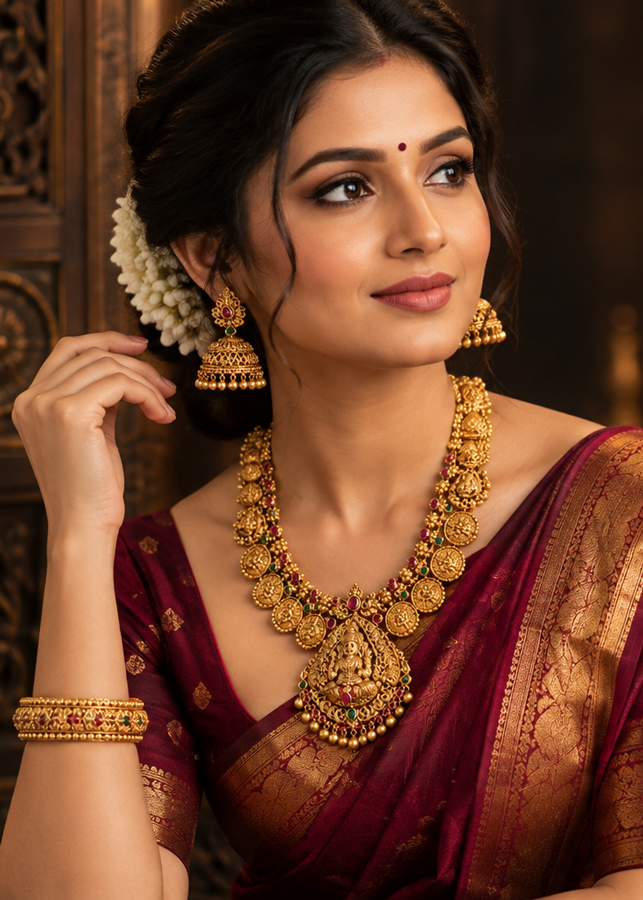 Traditional gold jewellery