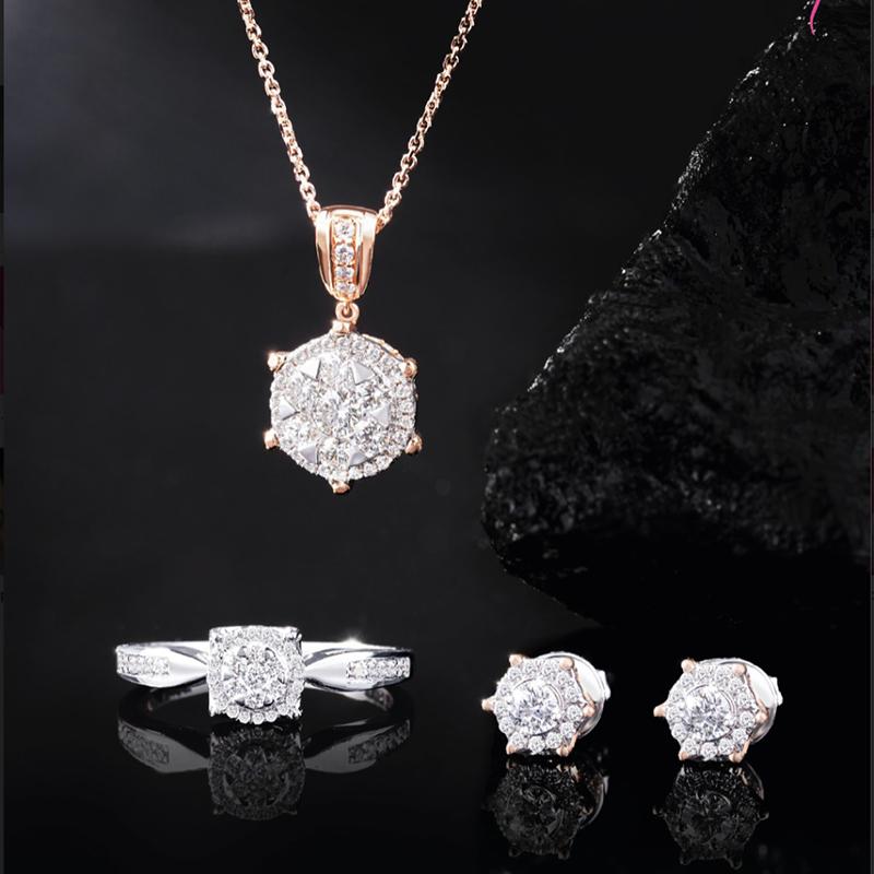 Elegant diamond jewellery collection